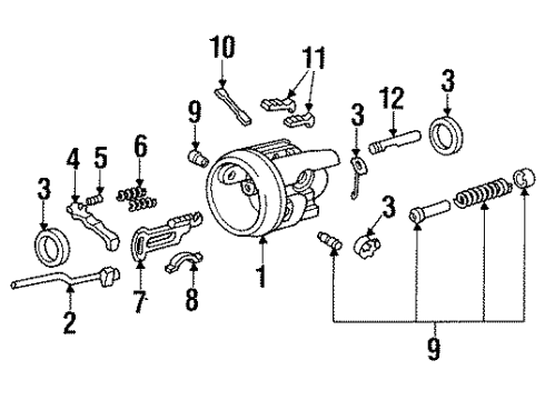 1990 Dodge W150 Housing & Components Diagram 3 - Thumbnail