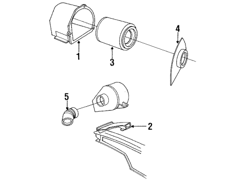 1992 Dodge D350 Filters Diagram 1 - Thumbnail