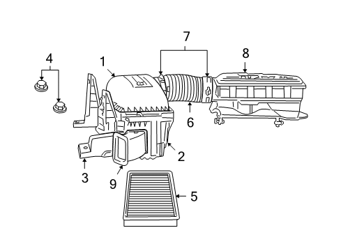 2011 Ram 1500 Air Intake Diagram