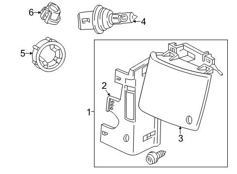 1996 Dodge B2500 Headlamps Diagram