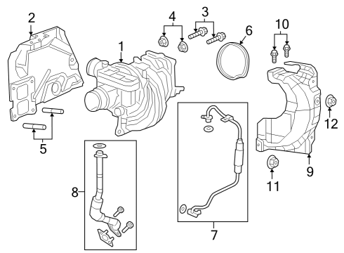 2025 Jeep Compass Turbocharger & Components Diagram