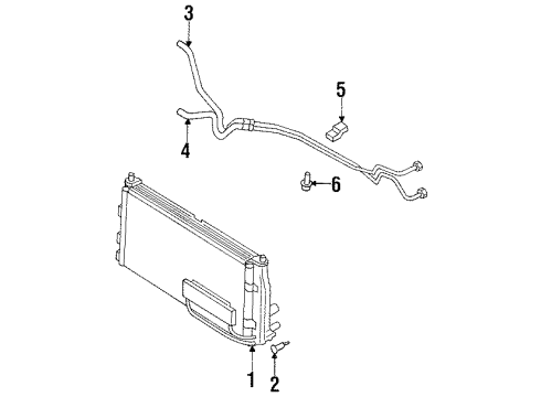 1999 Chrysler LHS Trans Oil Cooler Diagram
