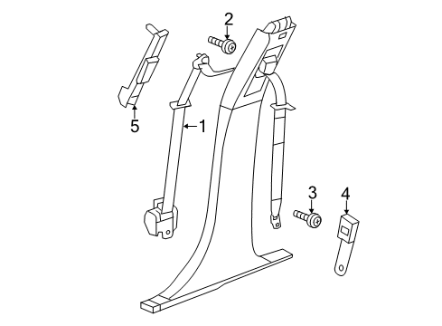 2007 Chrysler Sebring Front Seat Belts Diagram