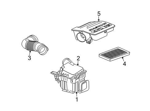 2008 Chrysler Aspen Filters Diagram 1 - Thumbnail