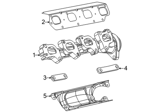2023 Jeep Grand Wagoneer Exhaust Manifold Diagram