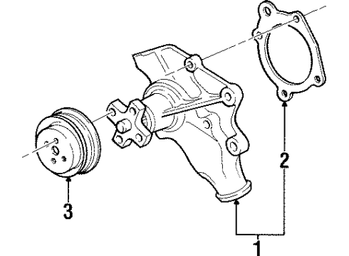 1997 Jeep Cherokee Water Pump Diagram