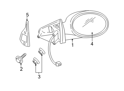 2005 Dodge Stratus Outside Mirrors Diagram