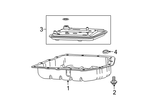 2010 Dodge Grand Caravan Transaxle Parts Diagram 1 - Thumbnail