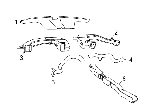2022 Dodge Charger Ducts Diagram