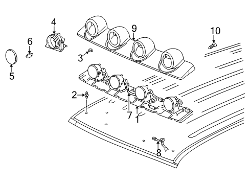 2003 Jeep Liberty Roof Lamps Diagram