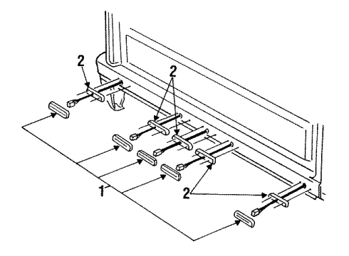 1992 Dodge D350 Clearance Lamps Diagram