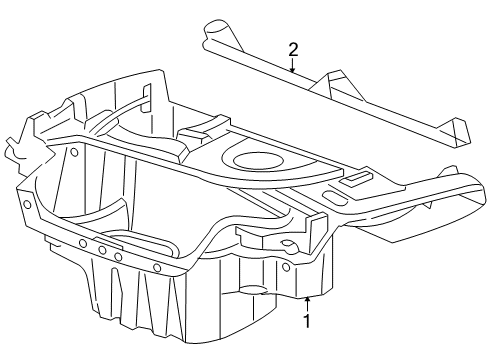 2008 Dodge Viper Rear Floor & Rails Diagram