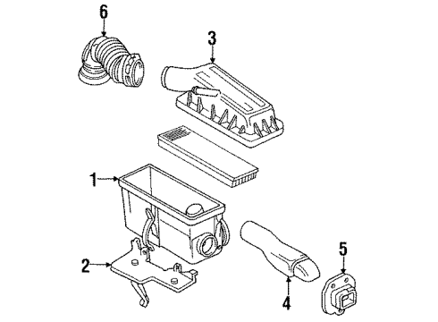 1992 Jeep Wrangler Air Intake Diagram