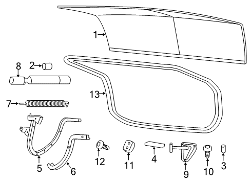 2017 Chrysler 300 Trunk Diagram