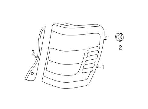 2001 Jeep Grand Cherokee Combination Lamps Diagram