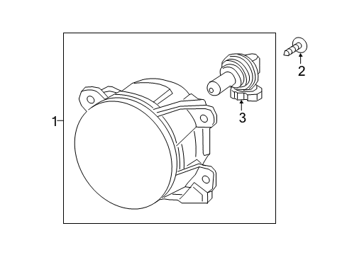 2018 Ram ProMaster City Fog Lamps Diagram
