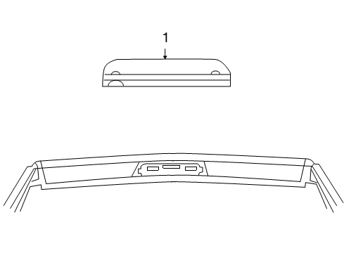 2008 Dodge Ram 1500 High Mount Lamps Diagram