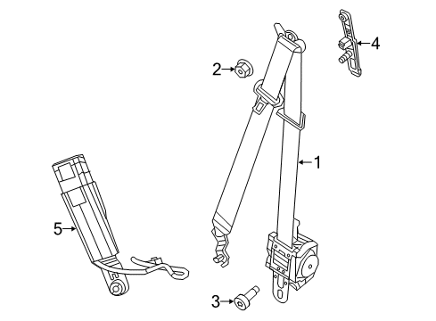 2017 Dodge Durango Front Seat Belts Diagram