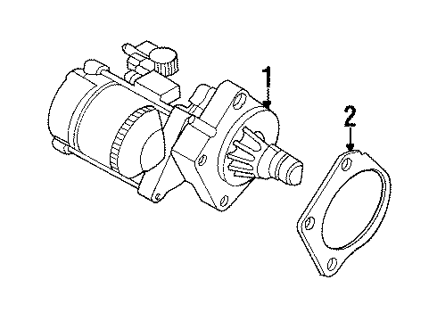 2001 Chrysler LHS Starter Diagram 1 - Thumbnail