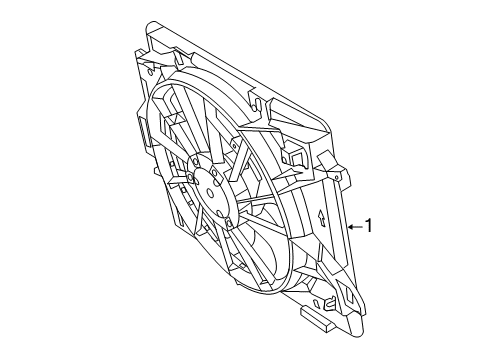 2019 Dodge Grand Caravan Cooling System, Radiator, Water Pump, Cooling Fan Diagram