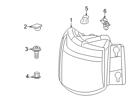 2019 Jeep Compass Tail Lamps Diagram 2 - Thumbnail