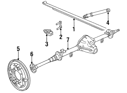 1984 Dodge B350 Rear Brakes Diagram