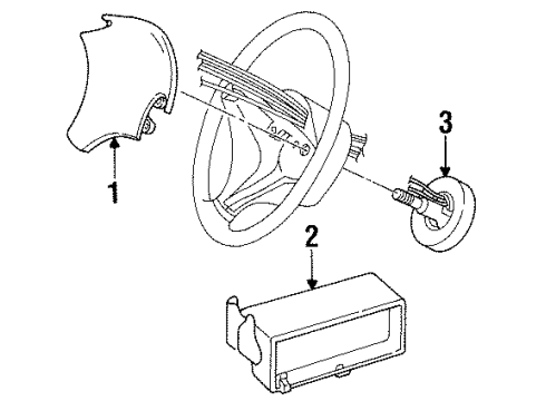 2000 Dodge Grand Caravan Air Bag Components Diagram