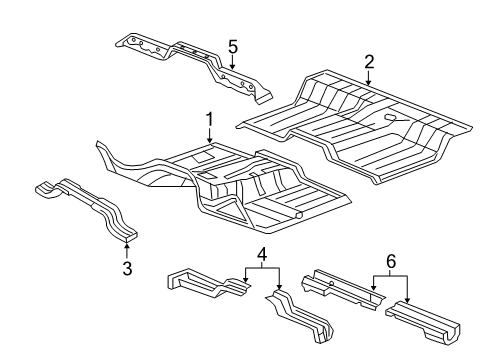 2017 Ram 3500 Cab - Floor Diagram 3 - Thumbnail