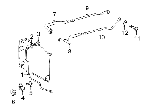 2004 Chrysler Crossfire Trans Oil Cooler Diagram