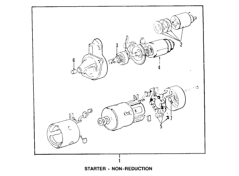 1992 Dodge Ram 50 Starter Diagram