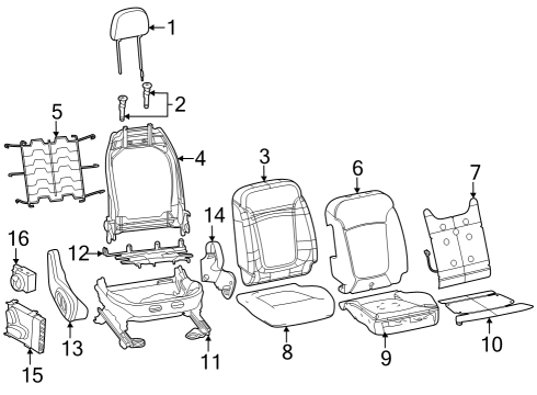 2024 Dodge Hornet Lumbar Control Seats Diagram