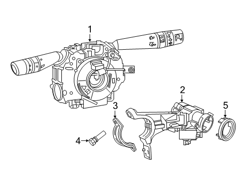 2018 Ram ProMaster City Anti-Theft Components Diagram
