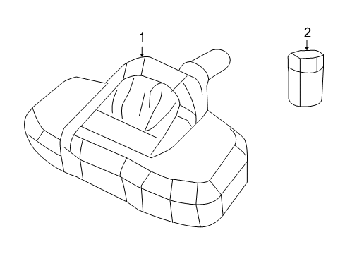 2009 Chrysler Aspen Tire Pressure Monitoring Diagram