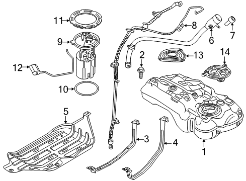 2019 Jeep Renegade Fuel Supply Diagram