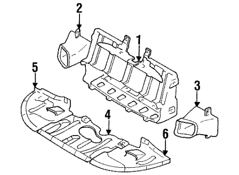 1994 Dodge Stealth Front Bumper Diagram
