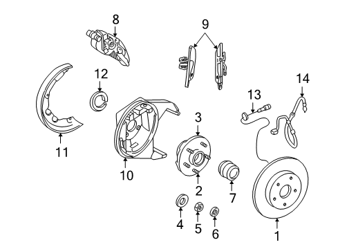 2000 Chrysler Concorde Rear Brakes Diagram