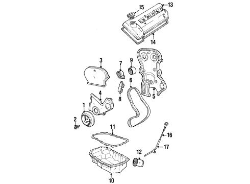 1998 Dodge Caravan Filters Diagram 1 - Thumbnail