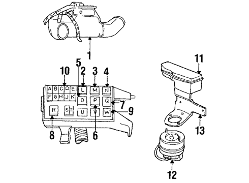 1992 Chrysler Imperial Anti-Lock Brakes Diagram