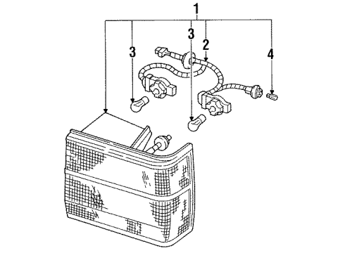 1990 Dodge Monaco Tail Lamps Diagram