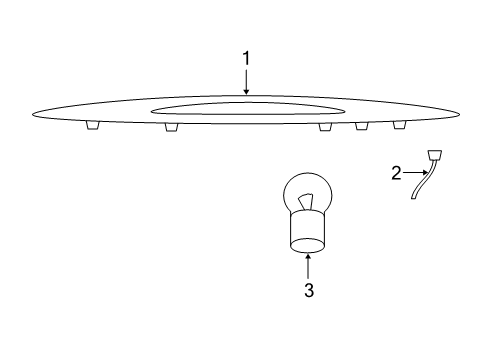 2005 Dodge Stratus High Mount Lamps Diagram