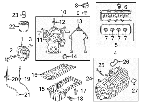2022 Dodge Charger Engine Parts & Mounts, Timing, Lubrication System Diagram 4 - Thumbnail