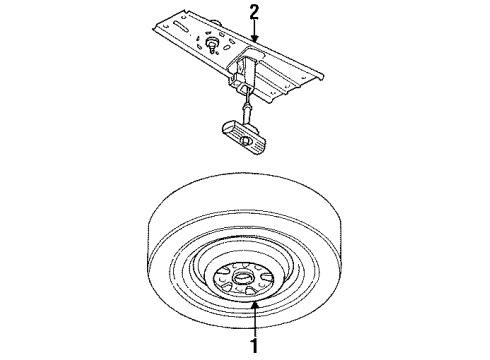 1998 Dodge Caravan Wheels Diagram 2 - Thumbnail