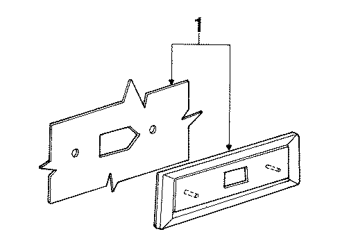 1986 Chrysler Town & Country Rear Lamps - Side Marker Lamps Diagram