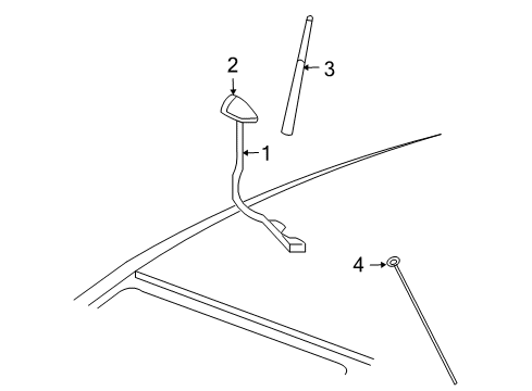 2010 Chrysler Sebring Antenna & Radio Diagram
