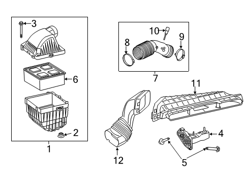2022 Ram 2500 Air Intake Diagram