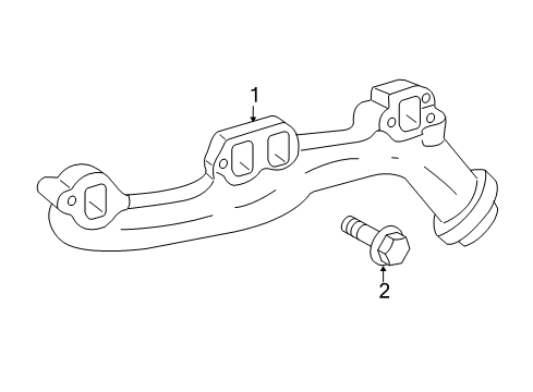 2008 Jeep Commander Exhaust Manifold Diagram 3 - Thumbnail