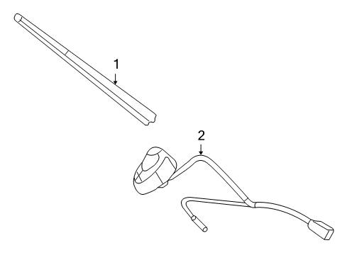 2009 Dodge Nitro Antenna & Radio Diagram