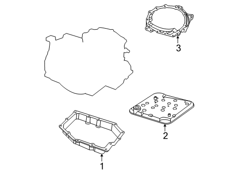 1999 Chrysler 300M Transaxle Parts Diagram