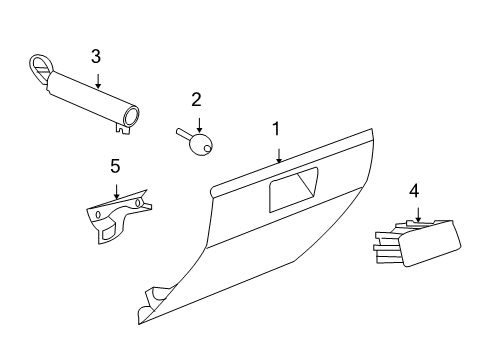 2009 Dodge Caliber Glove Box Diagram
