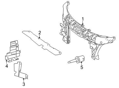 2007 Dodge Sprinter 3500 Radiator Support Diagram